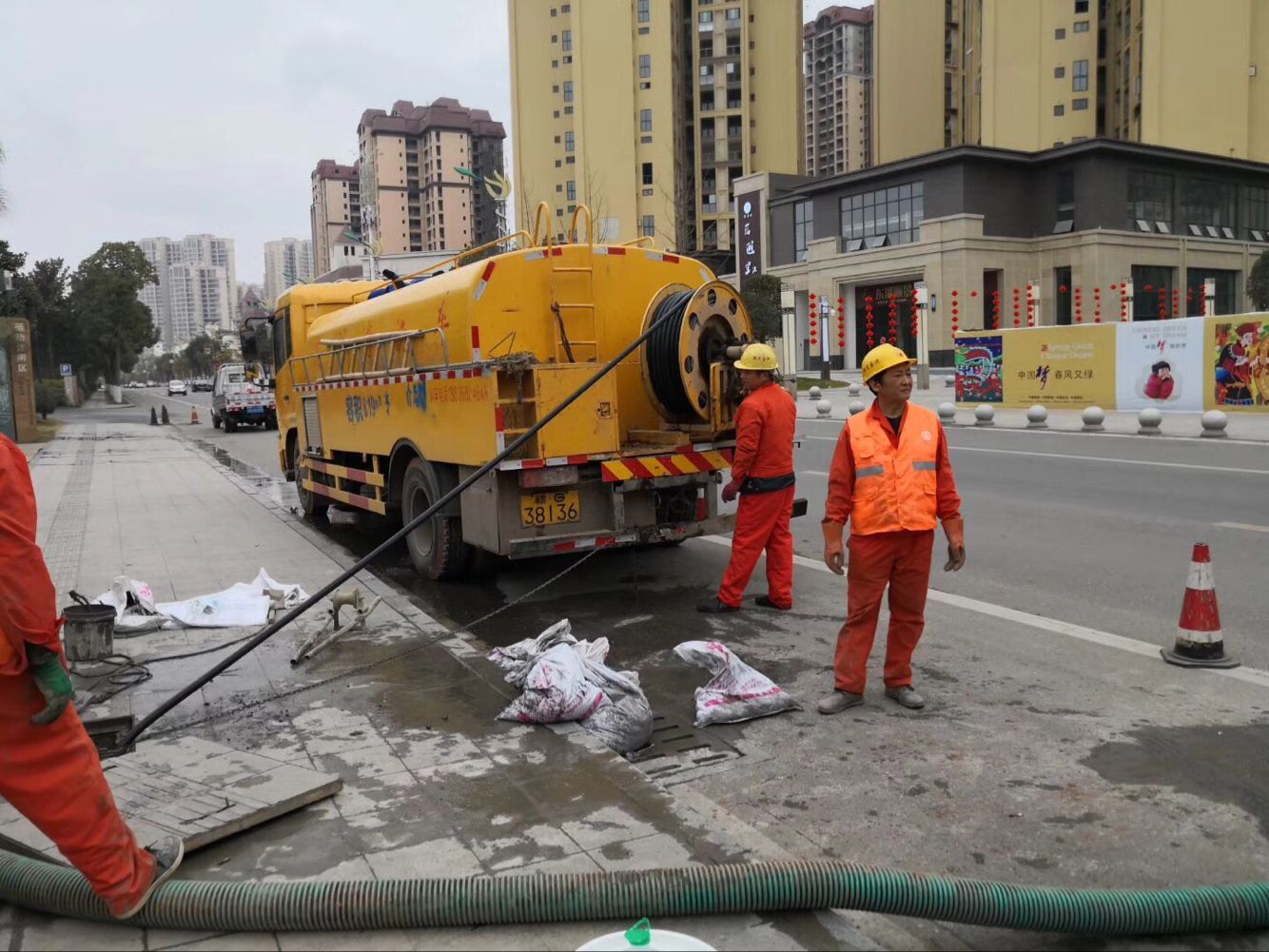 普宁排污管道清淤-管道清洗